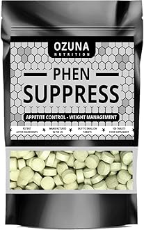 PHEN Suppress Appetite Suppressant - Max Strength Appetite Reducing Pills - Proven Formula - Weight Management Pills | 100 Tablets