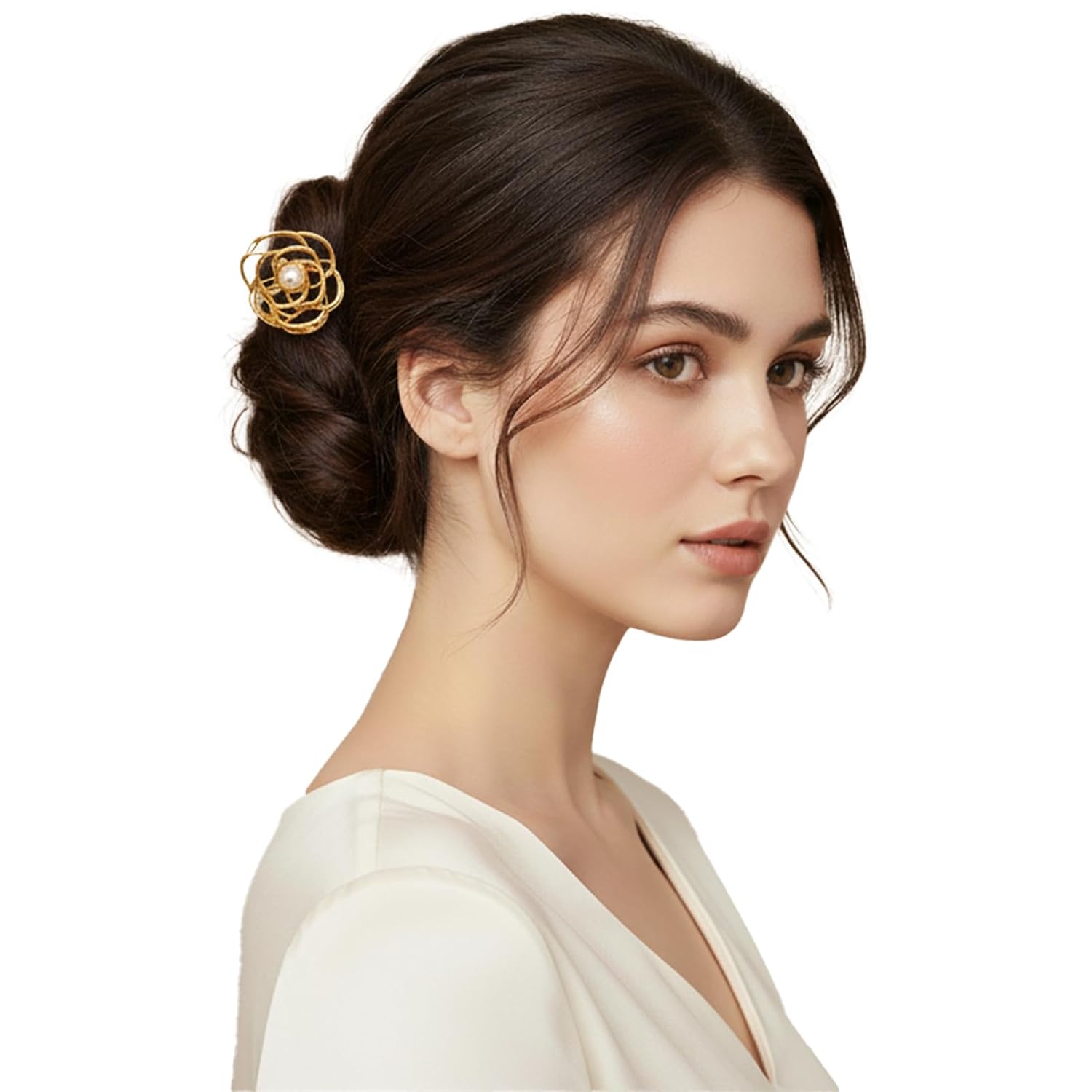 10 Pack Gold Metal Hair Clips, Mini Claw Clips Secure Everyday Hair Accessories for Women and Teens, Strong Hold, Stylish and Versatile - Image 2