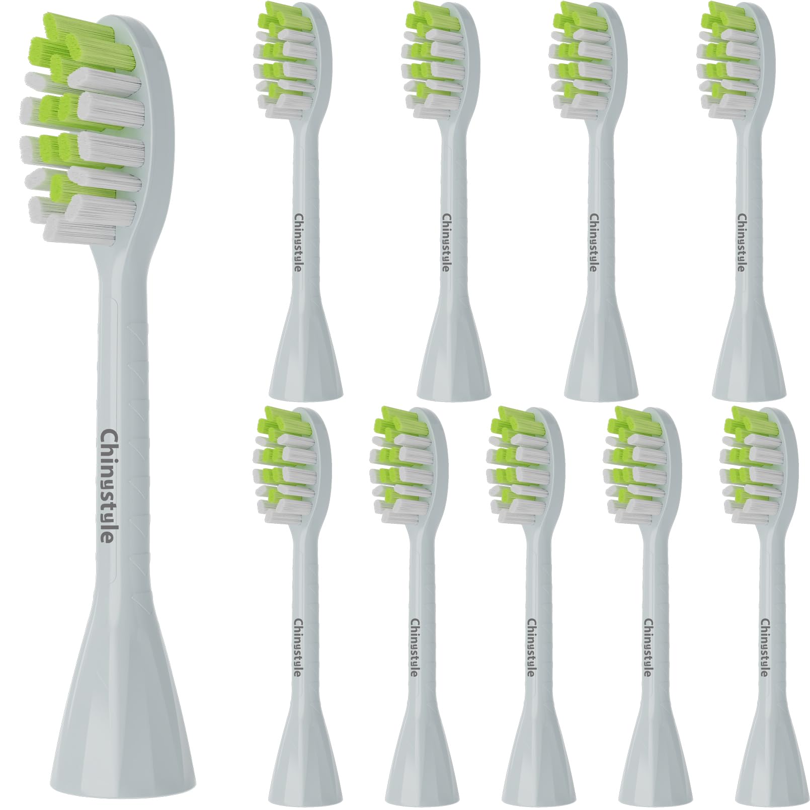 Replacement Toothbrush Heads Compatible with Philips One Sonicare Electric Toothbrush HY1200 HY1100, Tooth Brush Head Mint Green -10 Pack
