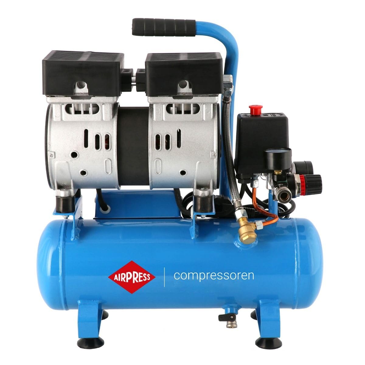 Airpress L 6-105 Compresor silencioso - sin aceite - 6L - 8 bar