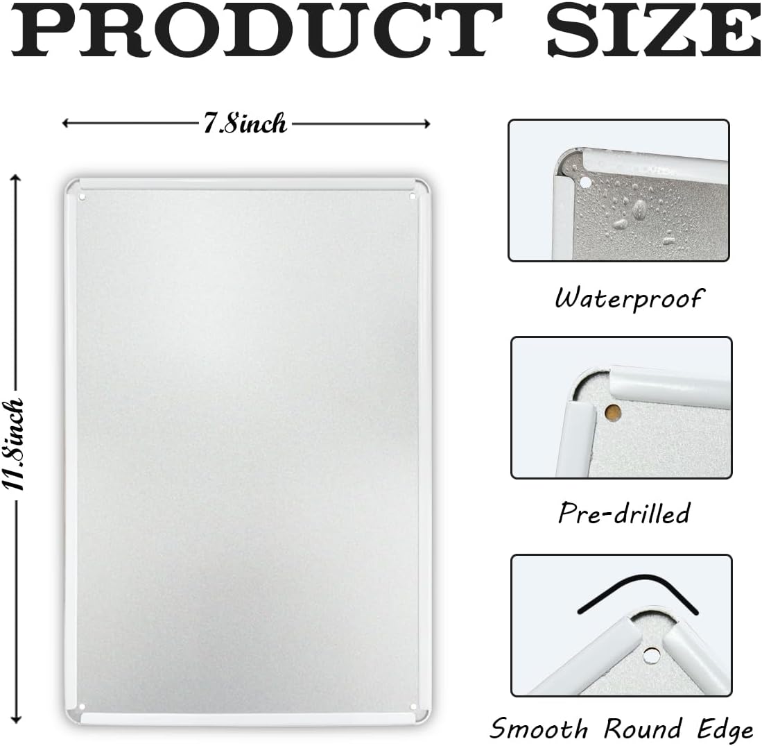 Vintage Metal Tin Signs, Funny Garage Sign, Classic Car Ave Street Decoration, Car lover Gifts, Man Cave Sign, Man Cave Gift, Cars Enthusiast Metal Signs, Classic Cars Garage Wall Decor - Image 2