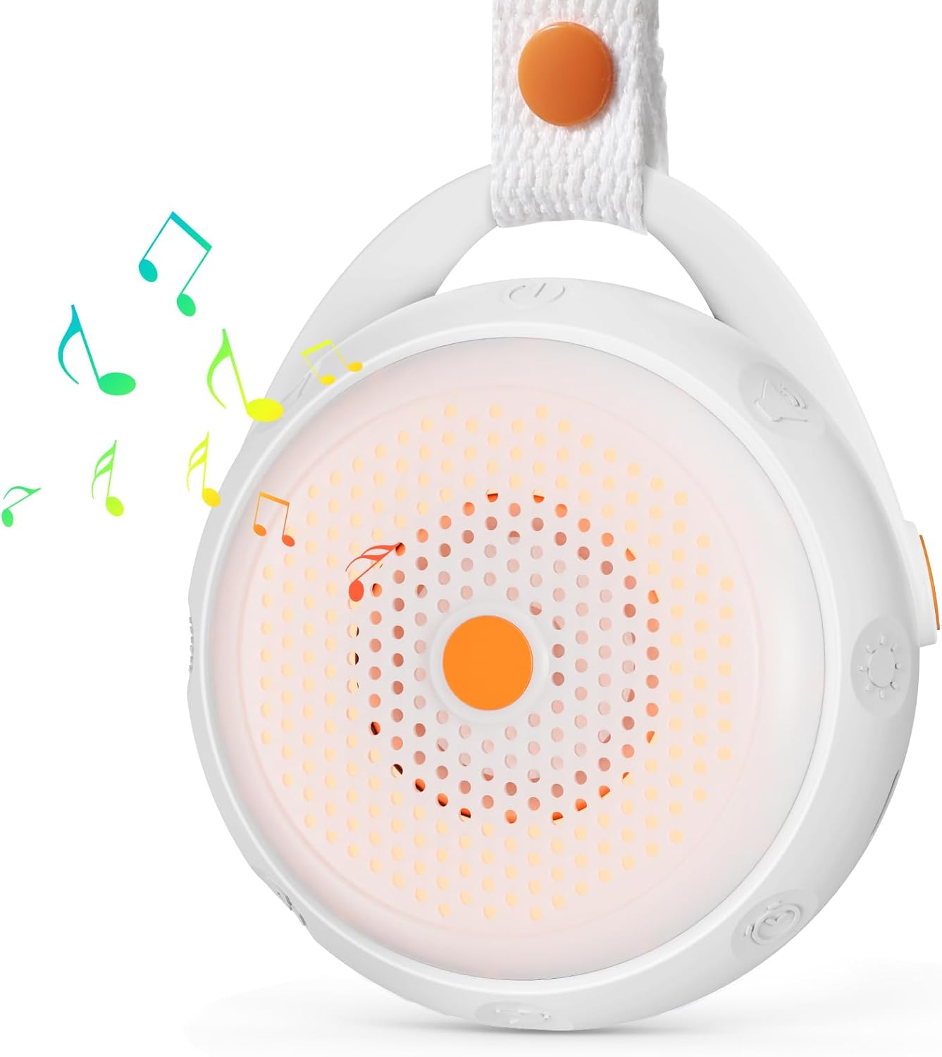 AMIR Sound Machine, White Noise Machine Baby – 12 Soothing Sounds for Sleeping, Volume Control, 3 Timer Settings and Adjustable Night Light, Sleep Aid Adults