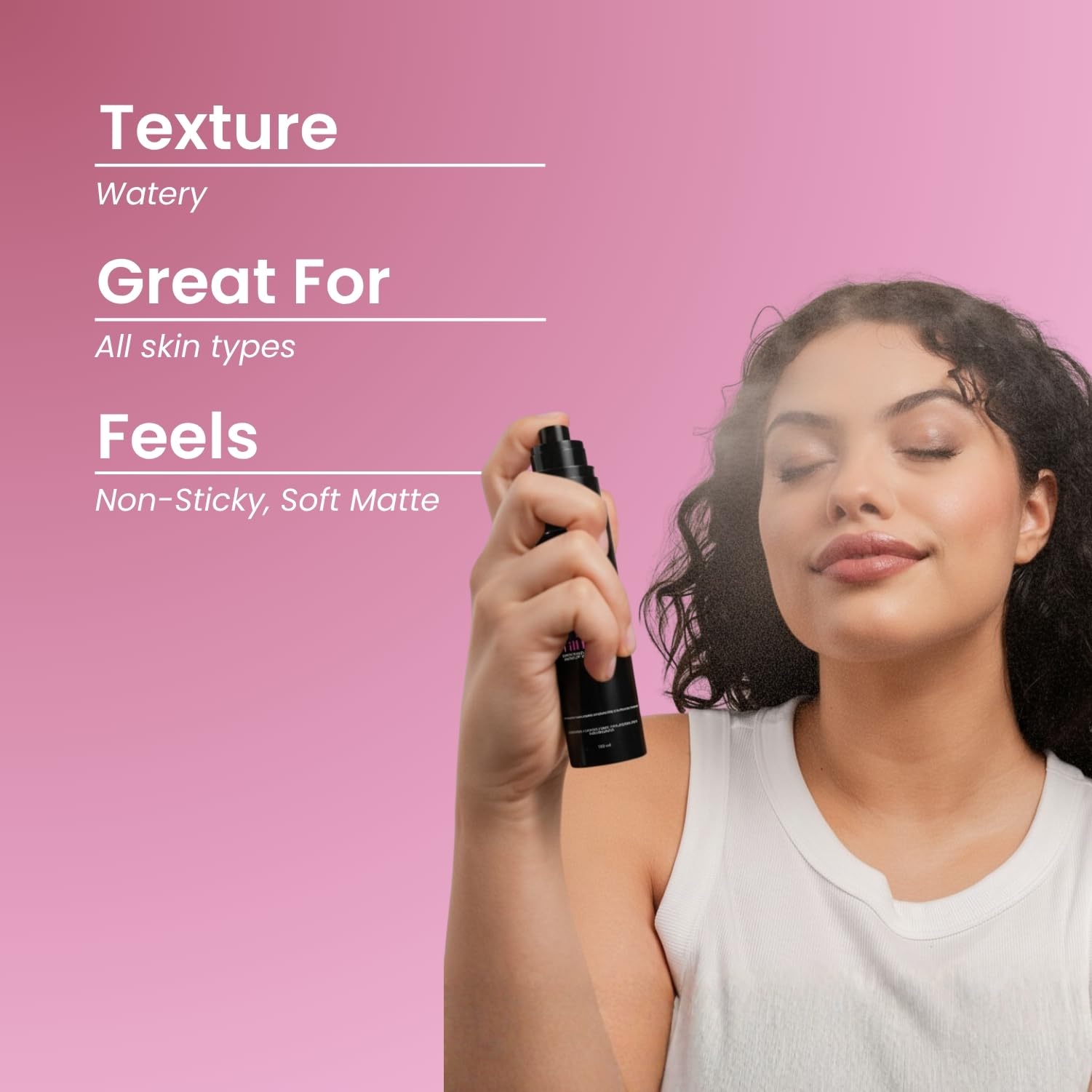 Suroskis Fix Till Dawn Makeup Fixer 100ml | Long Lasting Makeup Setting Spray with Matte Finish | Niacinamide & Hyaluronic | Lasts Up to 15hrs | Non Sticky, Quick Drying & Waterproof | All Skin Types - Image 3 thumbnail
