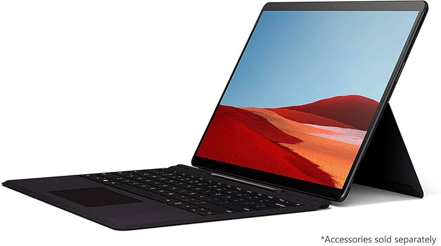 Microsoft Surface Pro X (MJX-00005) 2-in-1 Laptop, Microsoft