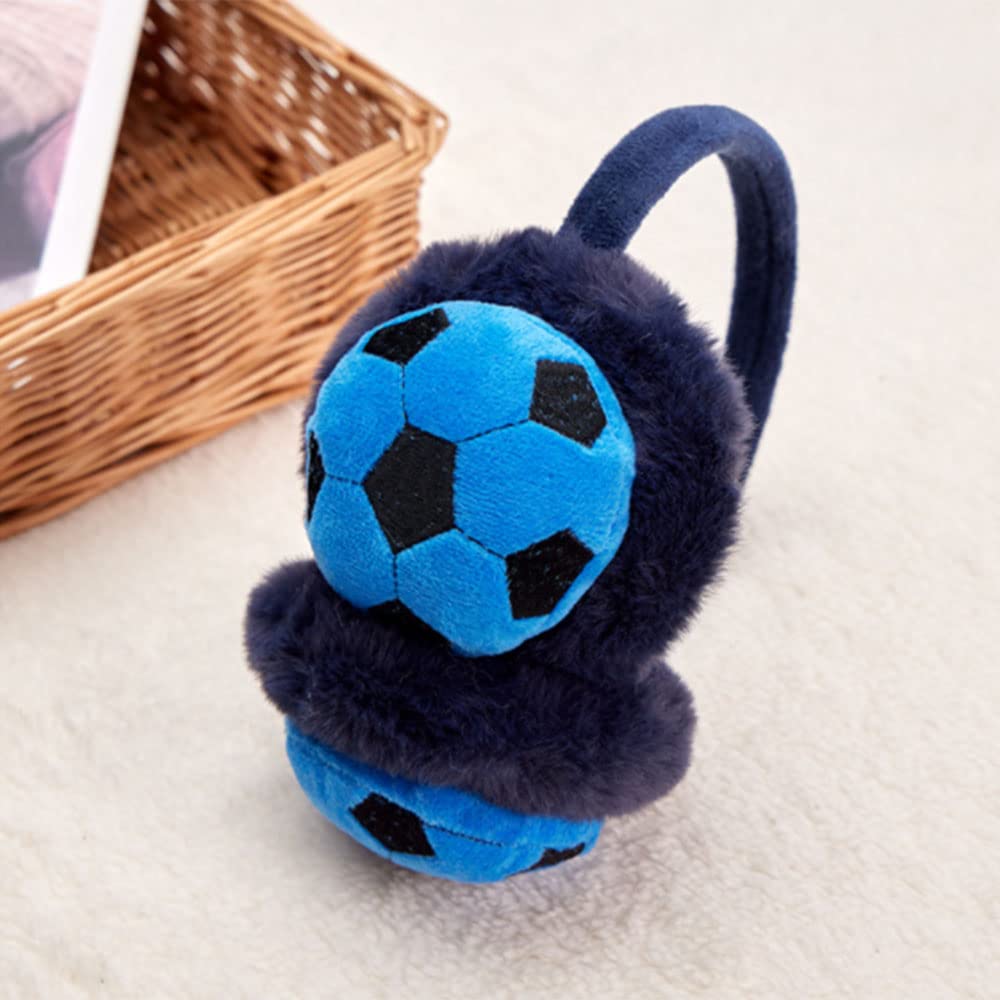 Orejeras invierno Para niños Orejeras diseño de fútbol orejeras de navidad calentador de oreja ajustable Regalos de Navidad o cumpleaños