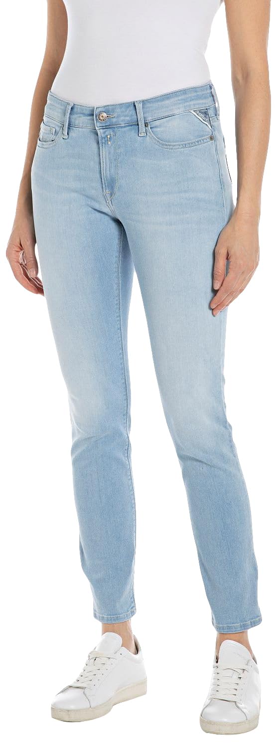 Replay women's jeans with power stretch, blue (Light Blue 010), 29W / 32L