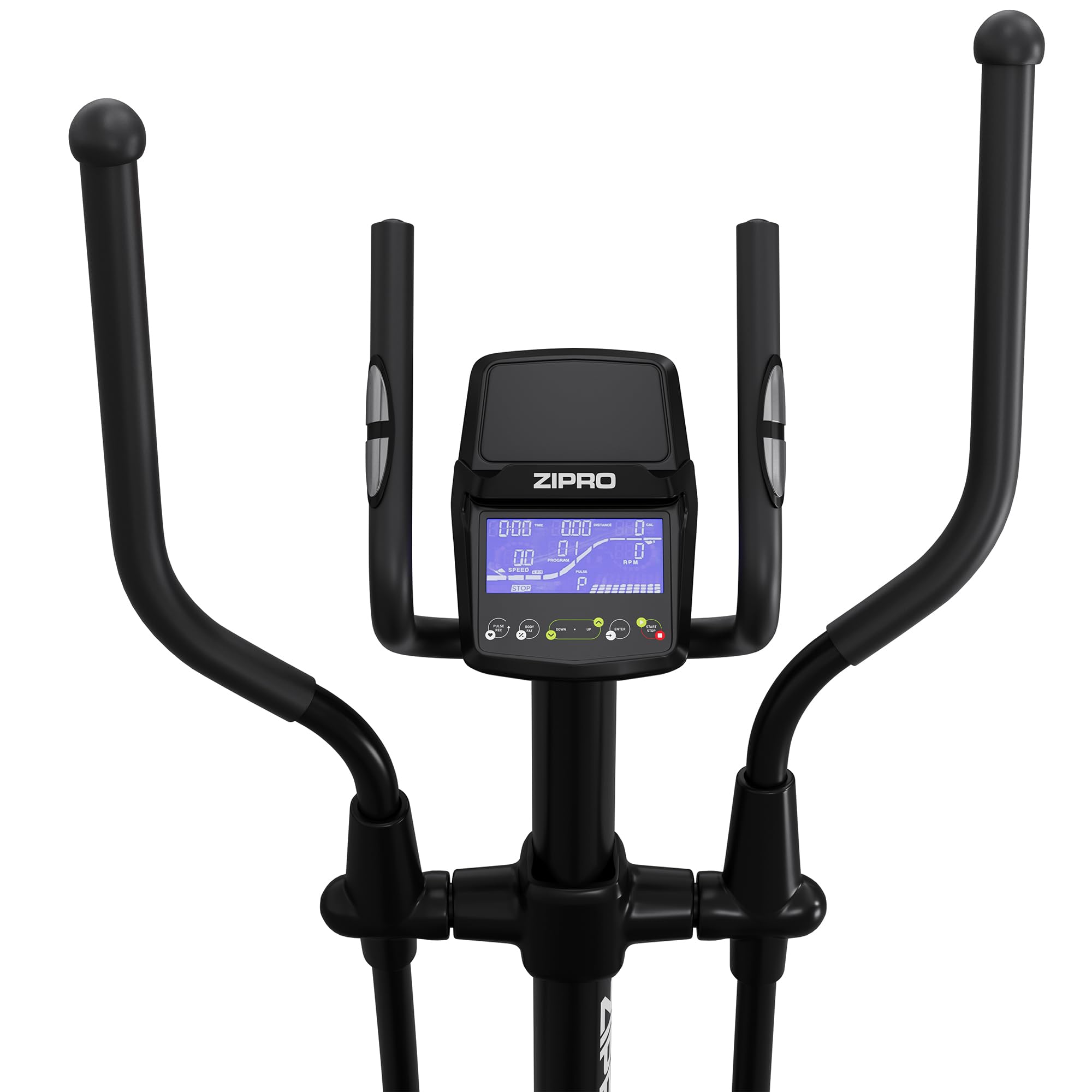 Zipro Orbitrek Wave, trenażer eliptyczny do 120 kg, orbitrek do domu, przyrząd treningowy cardio, maszyna do ćwiczeń, trenażer domowy, 32 poziomy oporu, Bluetooth, uchwyt na iPada