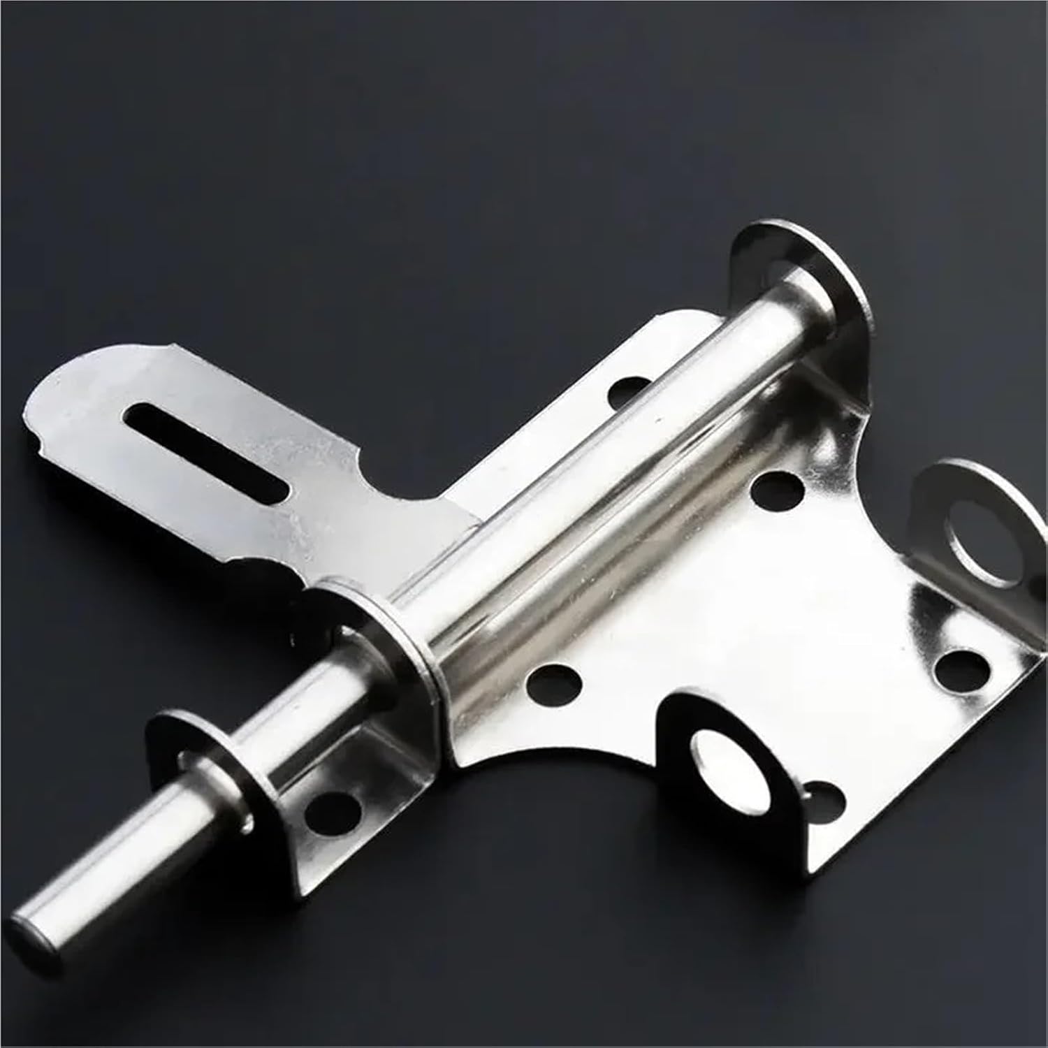 Sliding Bolt Door Latch, Stainless Steel Gate and Door Bolts for Wooden Furniture 4 inches
