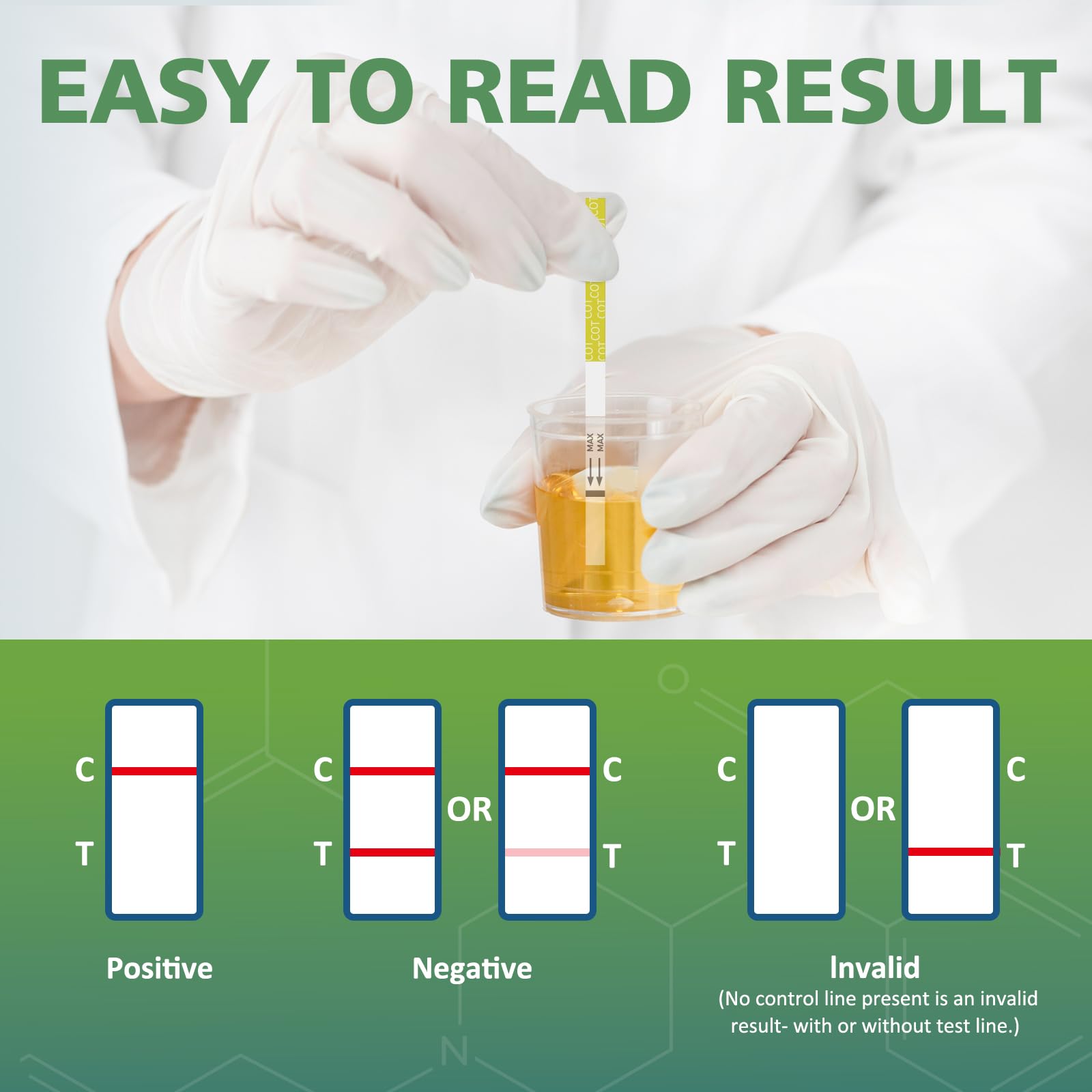 Amazon.com: [25 Pack] Carethetic Nicotine Testing Kit at Home - Highly  Sensitive Nicotine Cotinine Tobacco Urine Test Strips for Home