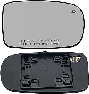Charger Passenger Side Heated Mirror Glass Compatible with 2011-2021 Dodge Challenger Charger Chrysler 200 300 Right Power Heated Convex Mirror Glass 68101146AA