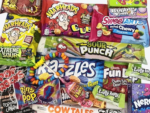 RETRO CANDY YUM ~ 1994 30th Birthday Gift Box Nostalgic Candy Assortment from Childhood for 30 Year Old Man or Woman Born 1994 Jr