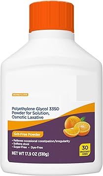 SEDLAV Polyethylene Glycol 3350 Powder for Solution, Orange, 30 Doses, Sticker