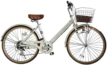 【引き取り限定】新品　自転車　24インチ　ルピナス(カゴ交換済み) 自転車 24インチ Vフレーム シティサイクル ママチャリ Lupinus