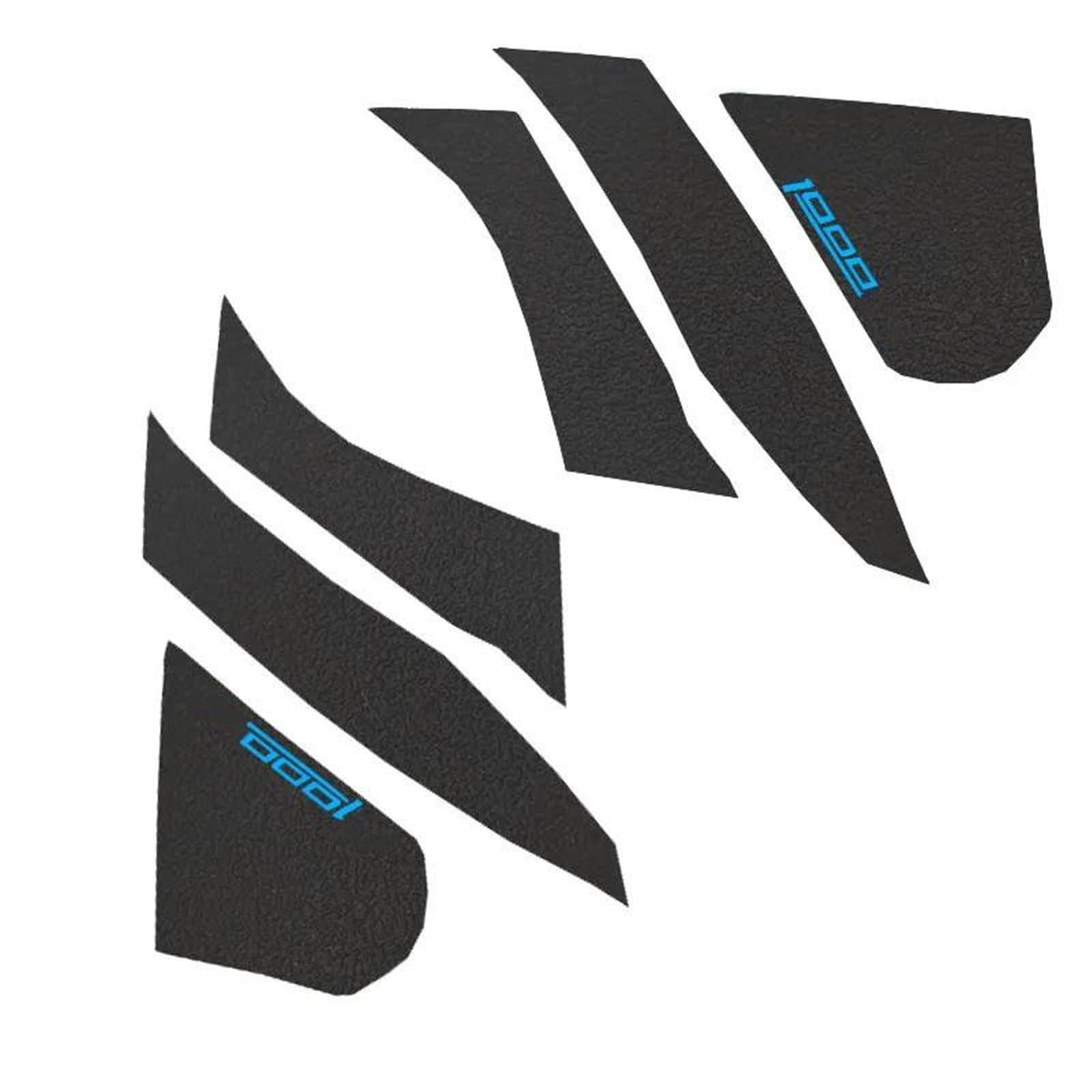 Motorcycle Tank Traction Pad Side Gas Knee Grip Protector Anti Slip Sticker for Z1000 SX Z1000SX 2014-2016(Blu)