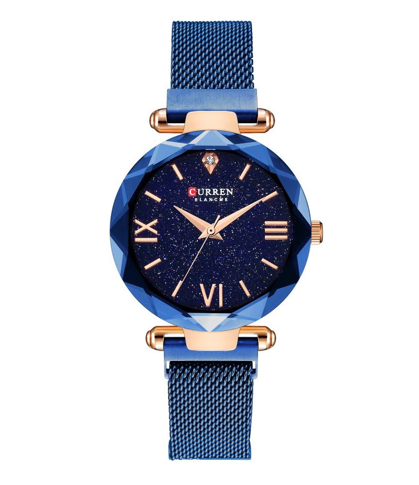 CURREN Quartz Analogue Black Waterproof Stainless Steel Band Calendar Womens Wrist Watch (B07NSRRNJX) Amazon Price History, Amazon Price Tracker