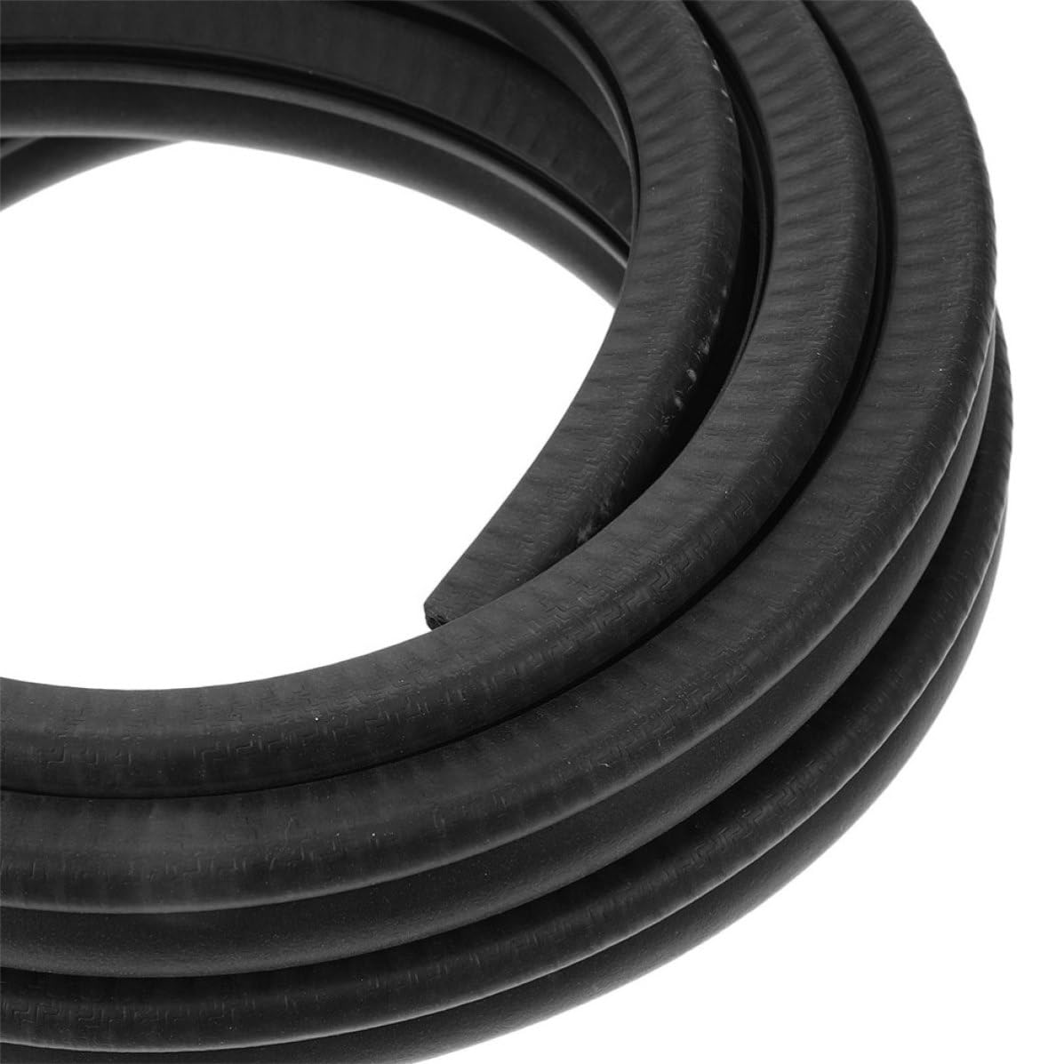 2 Piezas Burlete de Puerta de Automóvil de Goma Negro, Resistente