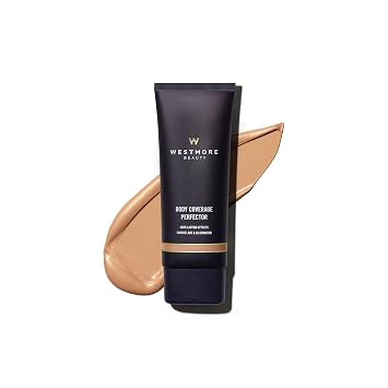 Westmore Beauty Body Coverage Perfector Waterproof Leg & Body Makeup/Bronzer For Women - Best Tattoo Cover Up Makeup & Tattoo Concealer - 3.4 Oz Cool Radiance