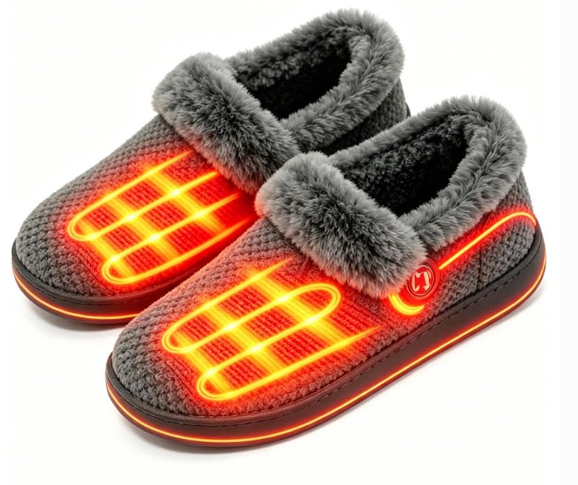 Pantofole Riscaldate Donna e Uomo con batteria da 5000 mAh