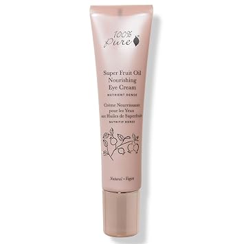 100% PURE Super Fruit Oil Nourishing Eye Cream, 0.5 fl oz | Anti-Aging; Fine Lines; Organic