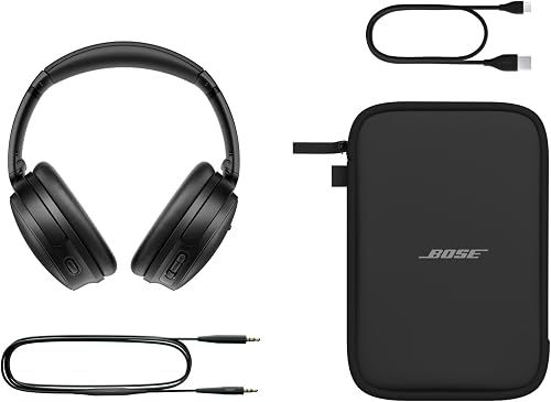 Bose QuietComfort SC Headphones, Casque sans Fil immersif à réduction de Bruit, Casque Supra-aural Bluetooth avec Micro intégré d’Une autonomie allant Jusqu’à 24 Heures, avec Étui Souple, Noir - 6
