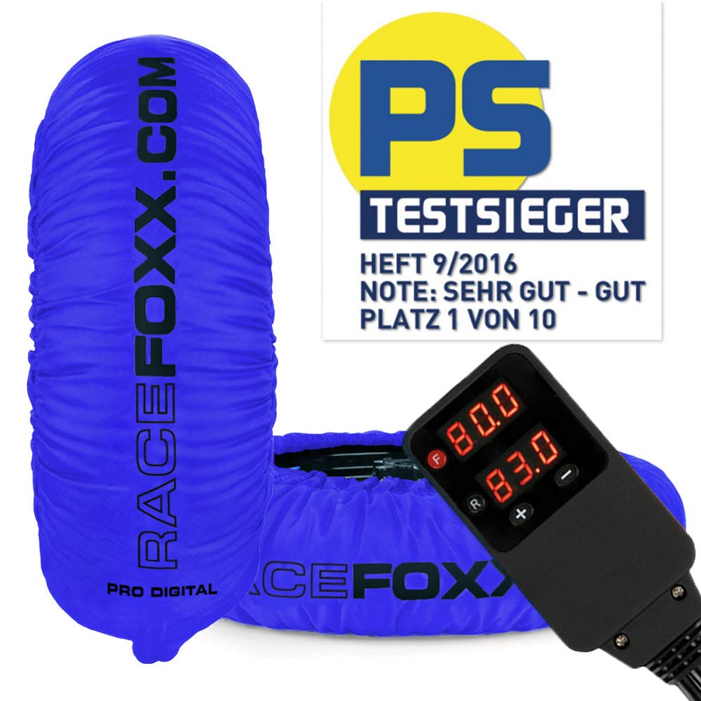 PRO DIGITAL bis 99°C Superbike Reifenwärmer, blau, ohne Aufdruck