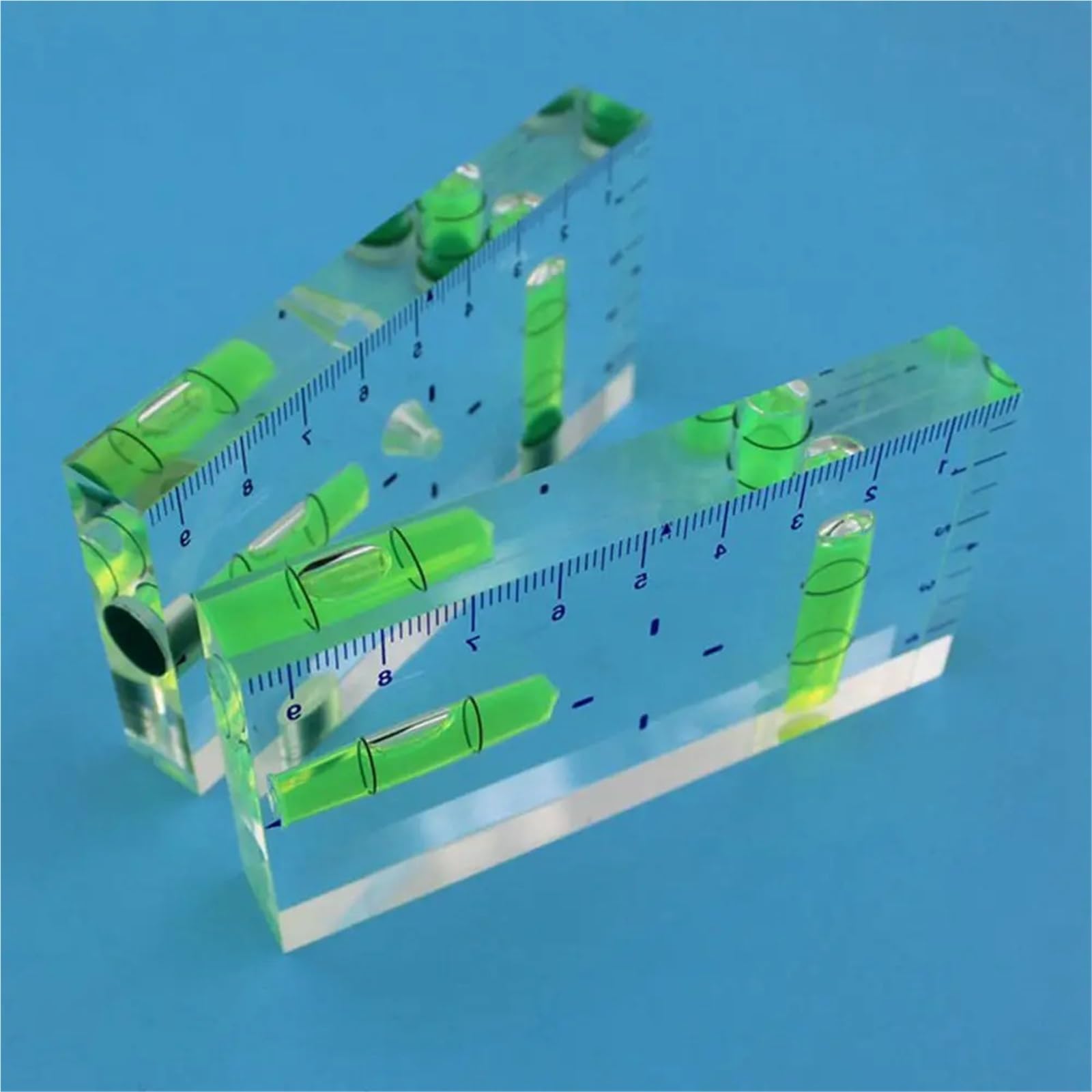 1 nivelador de burbujas con regla de nivel de burbuja. | 1pcs Spirit Level Ruler Bubble Leveler(NO Magnet)