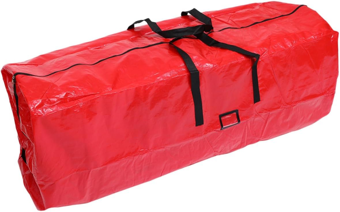 FOMIYES Waterproof Christmas Tree Storage Bag Large Xmas Tree Pouch with Handles 165x38x76cm Dustproof Organizer for Holiday Home Storage