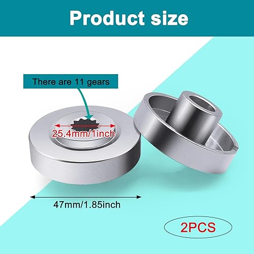 Miniatura 2 de Piezas de repuesto, 2 unidades, línea de fijación de cuchilla superior, adaptador de cuchilla de recortadora, compatible con la caja de engranajes
