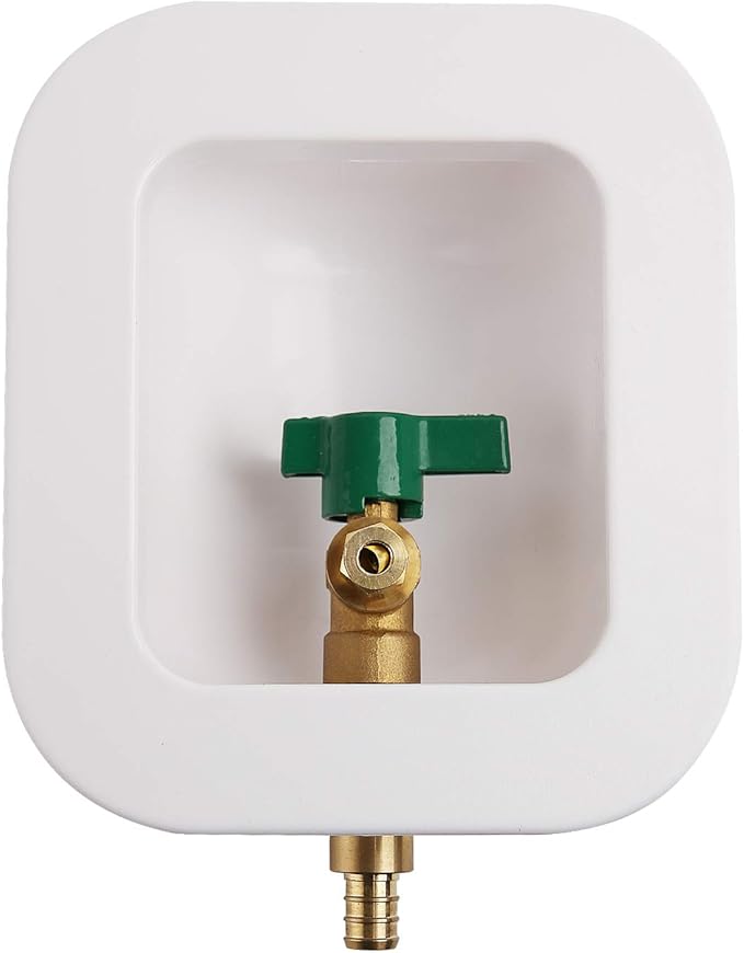 Solimeta Ice Maker Outlet Box Without Water Hammer Arrestor，PEX
