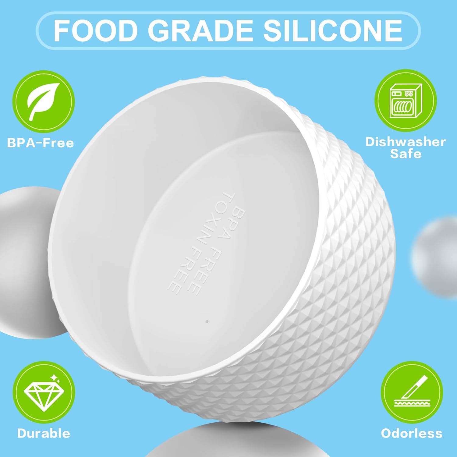 Silicone Boot for Owala Water Bottle 24 oz 32 oz 40 oz, Anti-Slip Protective Sleeve for FreeSip/Twist/Flip Stainless Steel Water Bottles Accessories - Image 4