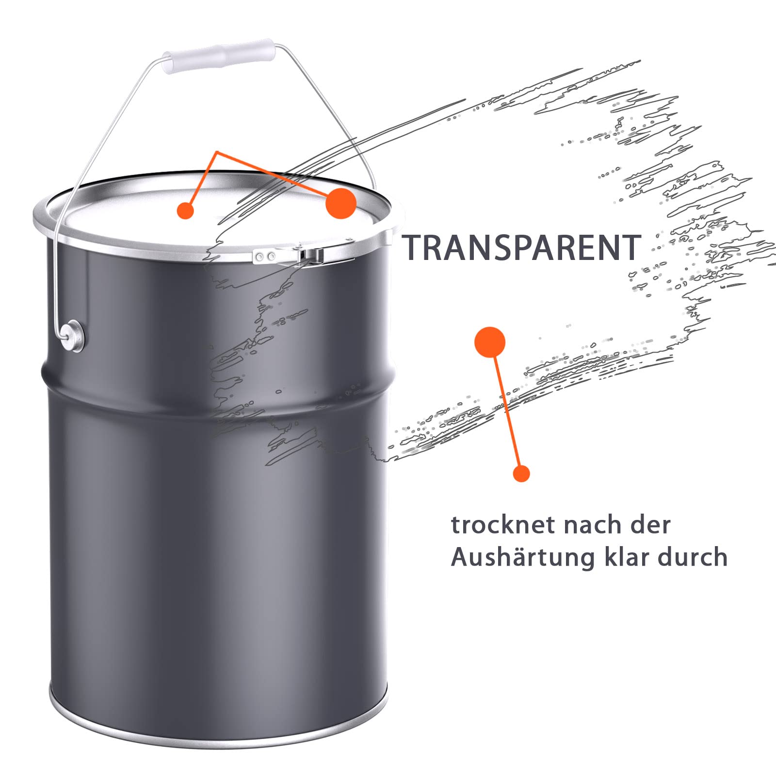 BEKATEQ 1K PU Porenfüller für Steinteppich außen, UV-fest, 5kg farblos glänzend - kein Vergilben, elastisch, abdichtend, einfache Verarbeitung BK-669PU