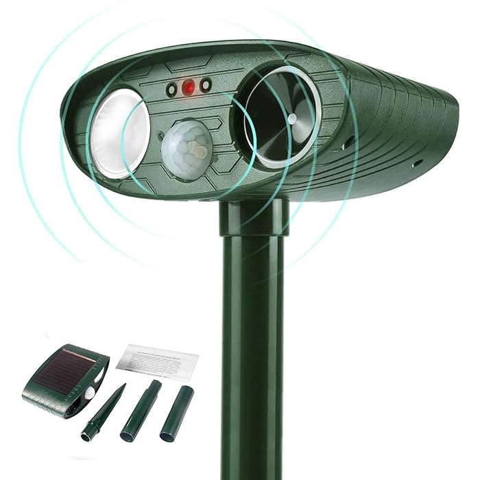 Buy Cat Repellent, Ultrasonic Dog Chaser, Animal Deterrent with Motion