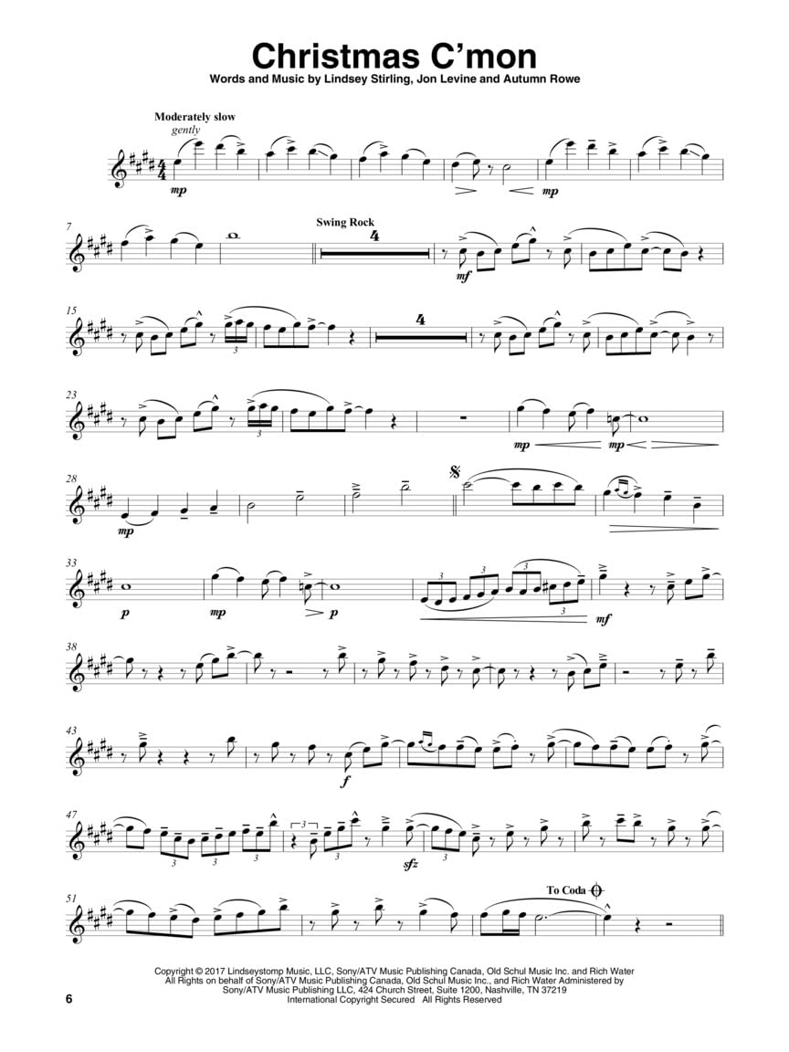 Lindsey Stirling Selections from Warmer in the Winter (Hal-Leonard Violin Play-along, 72)