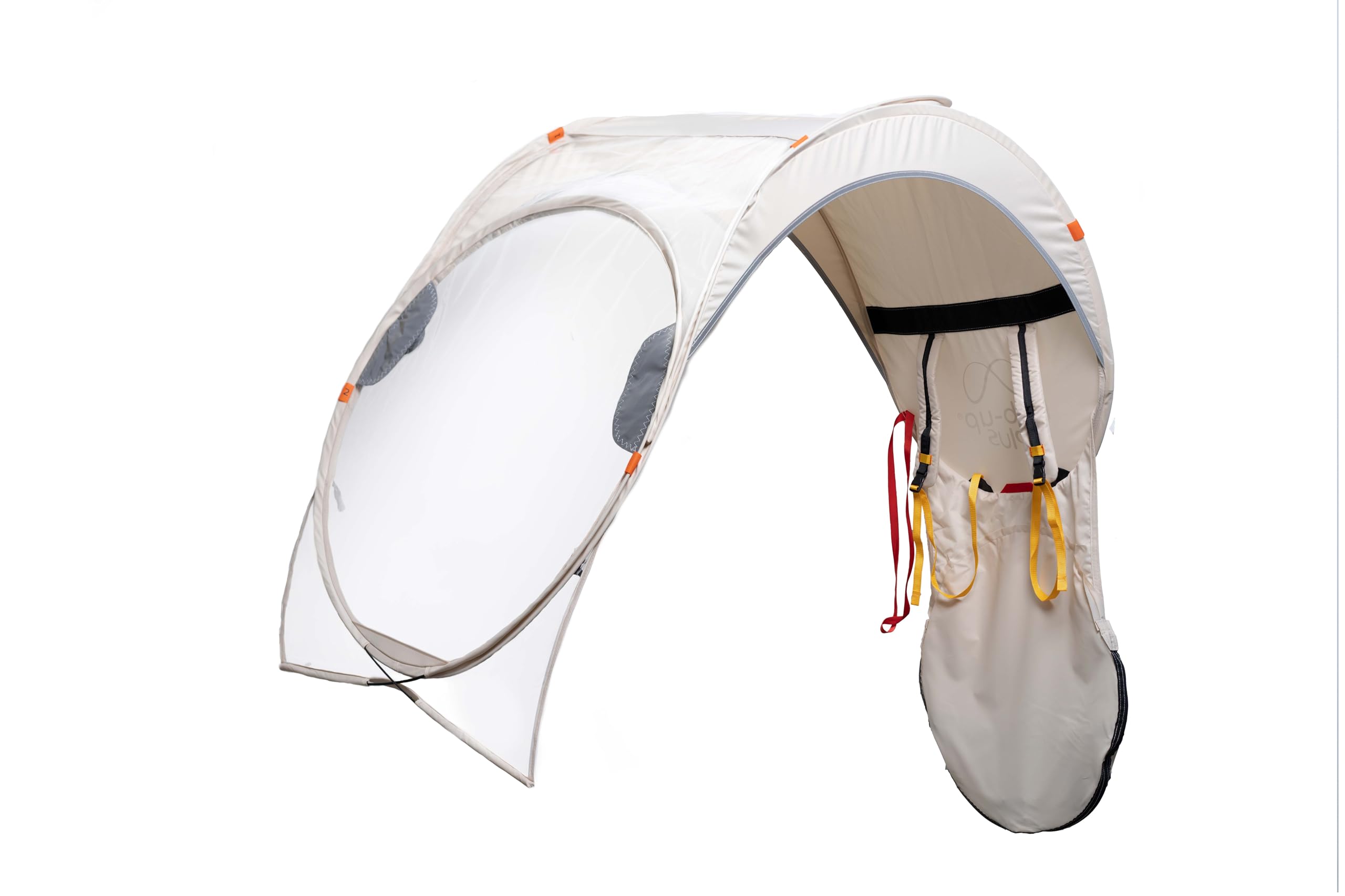 Bub-up Plus La Protection Pluie vélo en Version Plus Qui remplace Le vêtement de Pluie (imperméable, Veste, Cape, Parka, Poncho…). Options complémentaires par Rapport à la Version Classique.