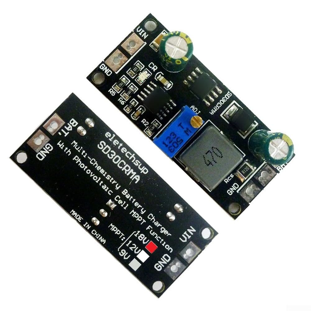 MPPT Regolatore di carica solare 9V 12V 18V Ingresso con protezione da sovratensione per moduli batteria (18v)