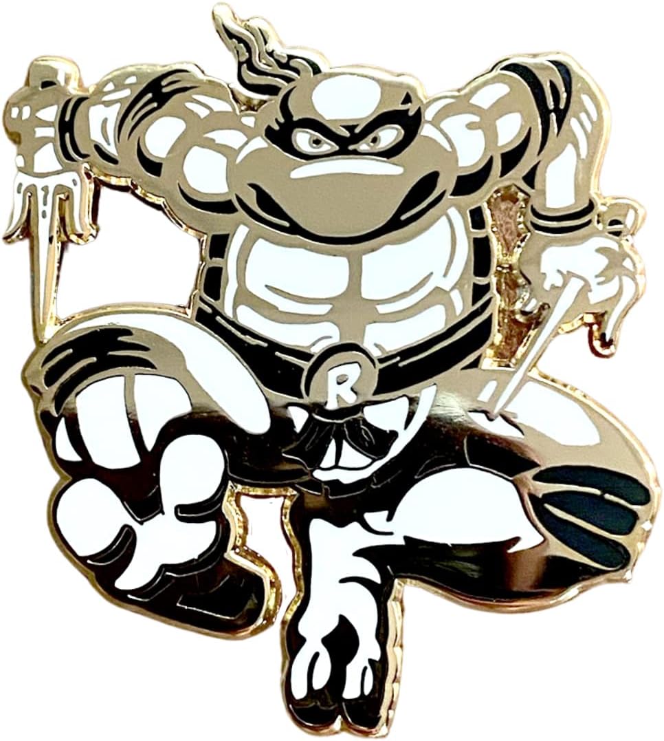 Amazon.com: Zen Monkey Studios' 10th Anniversary Series: Raphael Pin ...