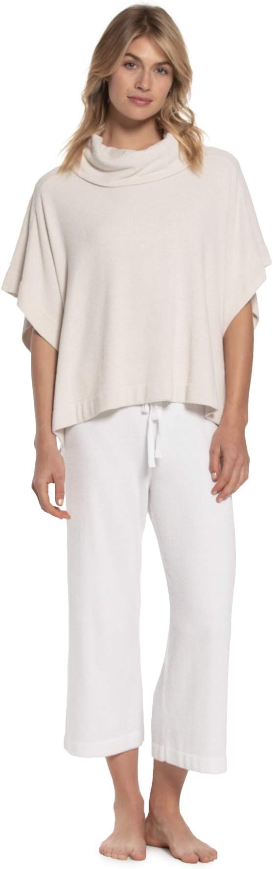 CozyChic Women's Ultra Lite Cowl-Neck Poncho Lightweight Sweater