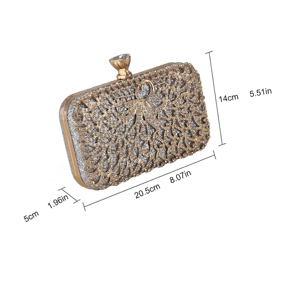 Pochette Da Sera ERKOON - In Finta Pelle Scamosciata, Con Catena Rimovibile, Per Matrimoni E Feste - Foto 7