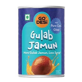 GO DESi - Gulab Jamun | Made with Pure Cow Ghee | Indian Mithai | Classic sweets | Sweets Gift Pack | 500 grams