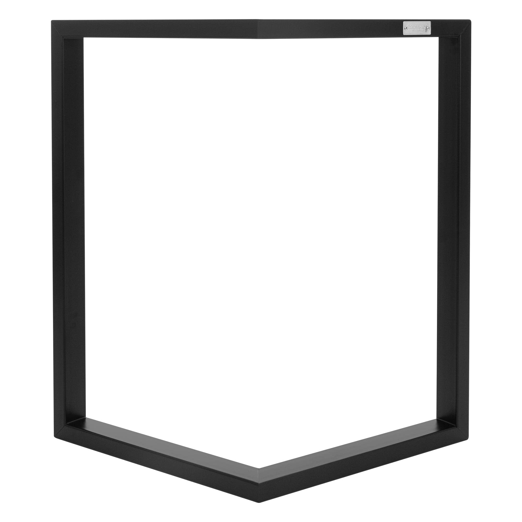 ML-Design Set 2x Base de Mesa en V 44 x 72 cm Soporte Angular Negro Mate de Metal Acero Recubierto de Polvo Bastidor para Escritorio Pata para Consola Sostén para Tablero Pie Armazón Diseño Industrial