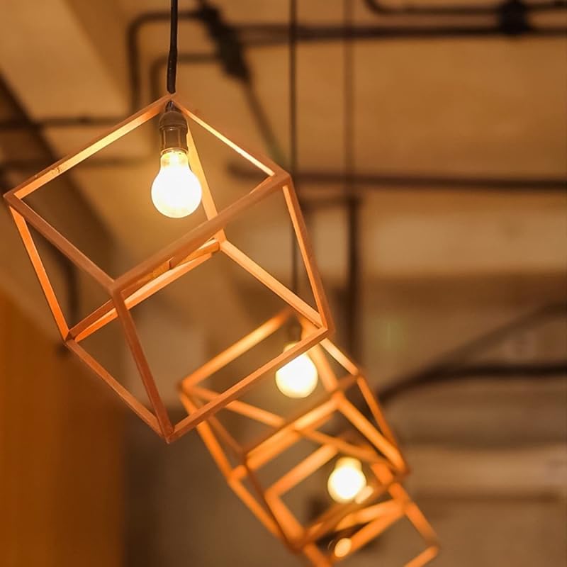 Aigostar Vintage LED Izzó E27 6W, Meleg Fehér 2200K, 600 Lumen, Retro Edison Filament, Borostyán, 330° Szórás, 6 db Csomag