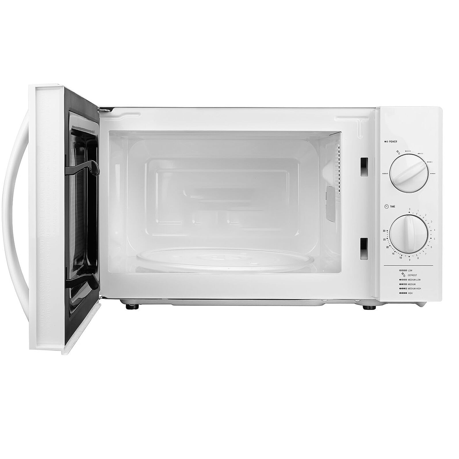 SHINEOFI Plato de Vidrio para Microondas Bandeja Giratoria Resistente Compatible con Horno Microondas para Cocinar y Calentar Alimentos