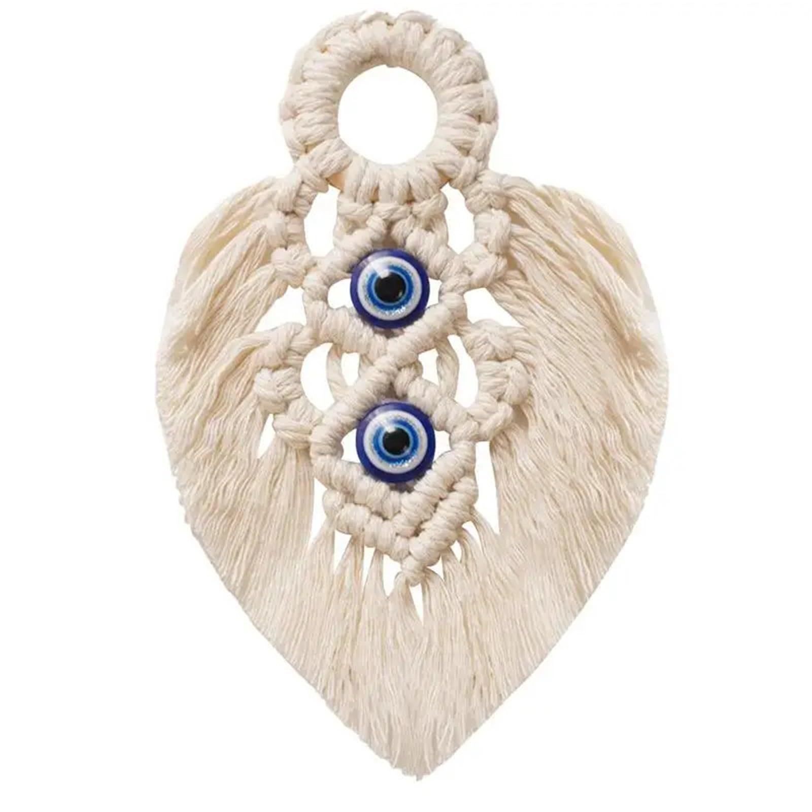 XCTDSVAH Tapestry Macrame Wall Tapestry Cotton Rope Hangers Woven Tassels Ornament Handmade Aesthetic Home Decoration
