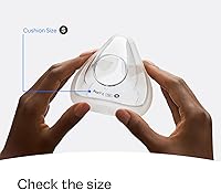 Vista 7 de ResMed AirFit F20 - Cojín de reemplazo para máscara CPAP de cara completa - Accesorios CPAP - Pequeño