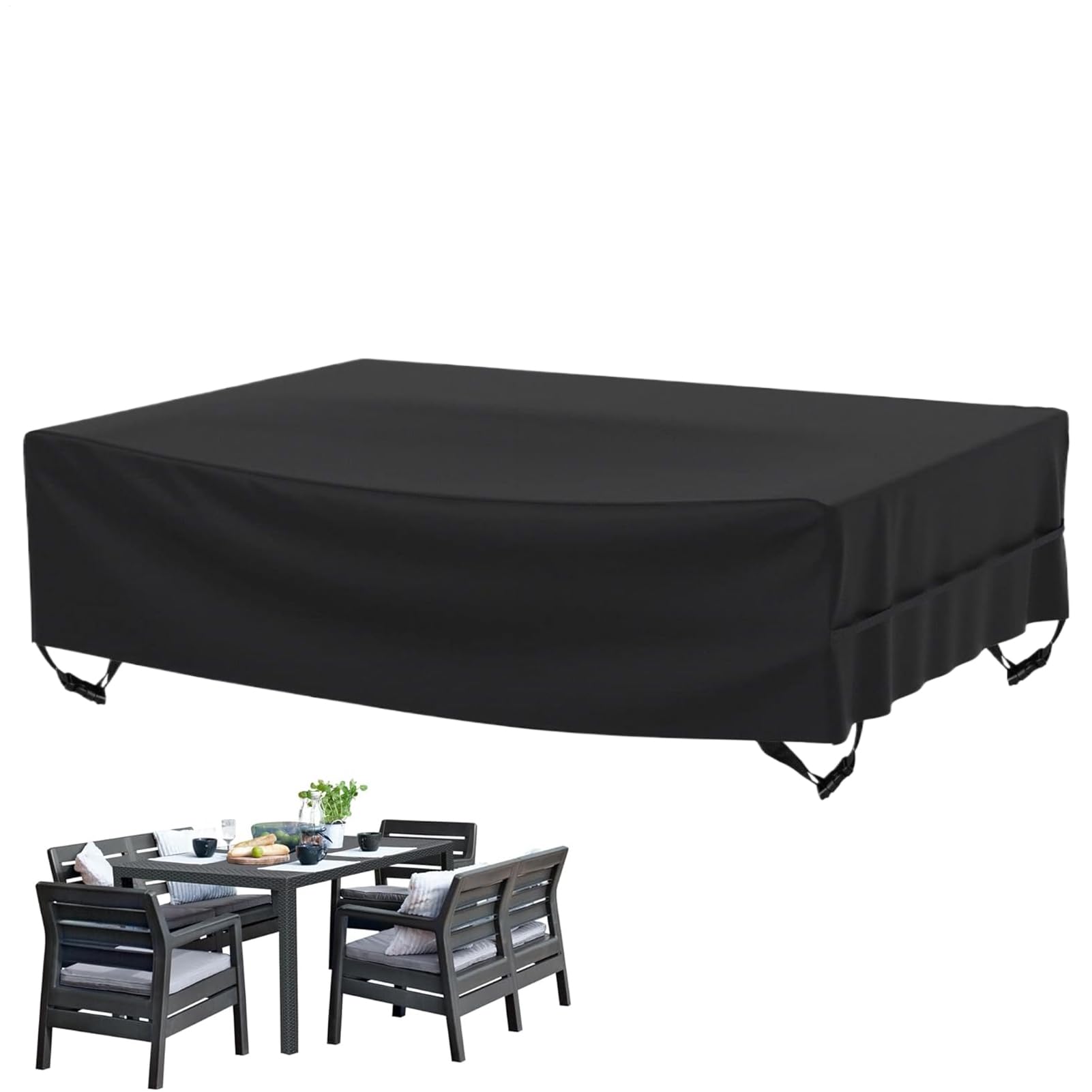 Housse de meubles d'extérieur Oxford 210D étanche pour table et canapé