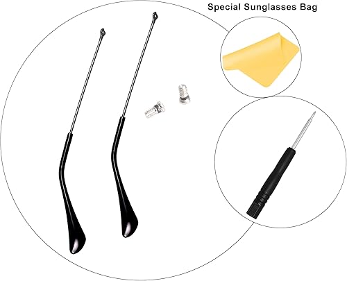 Miniatura 8 de Puntas de patillas compatiblesrepuesto para patillas (calcetines de oreja) Destornillador para Ray-Ban Aviator Series RB3025 3025 Gafas de sol