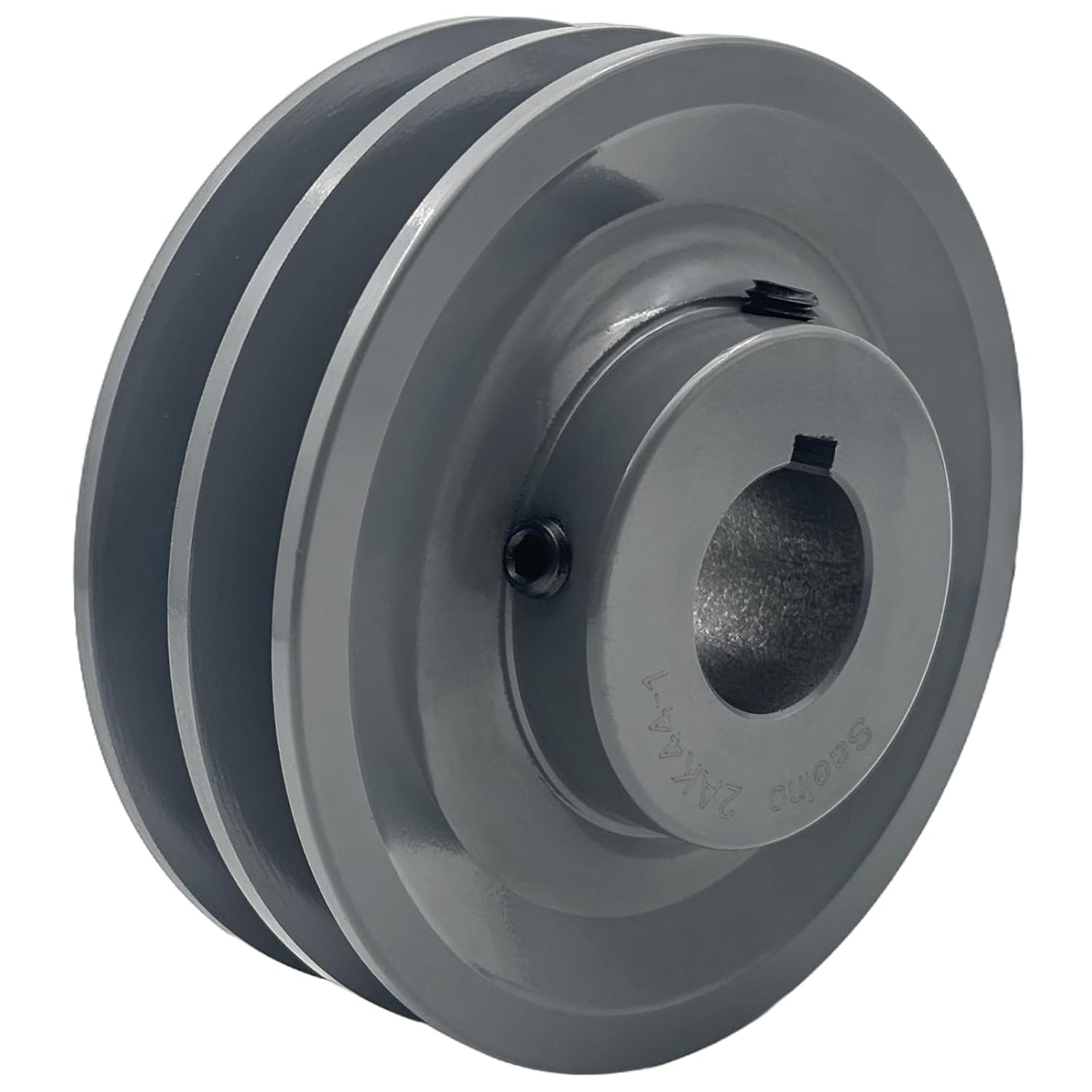 2AK44-1 Double Groove Pulley,v Belt Pulley 1 inch bore 4.25" OD,Motor Pulley cast Iron for A AX 3L 4L V-Belts,2AK441 Pulley