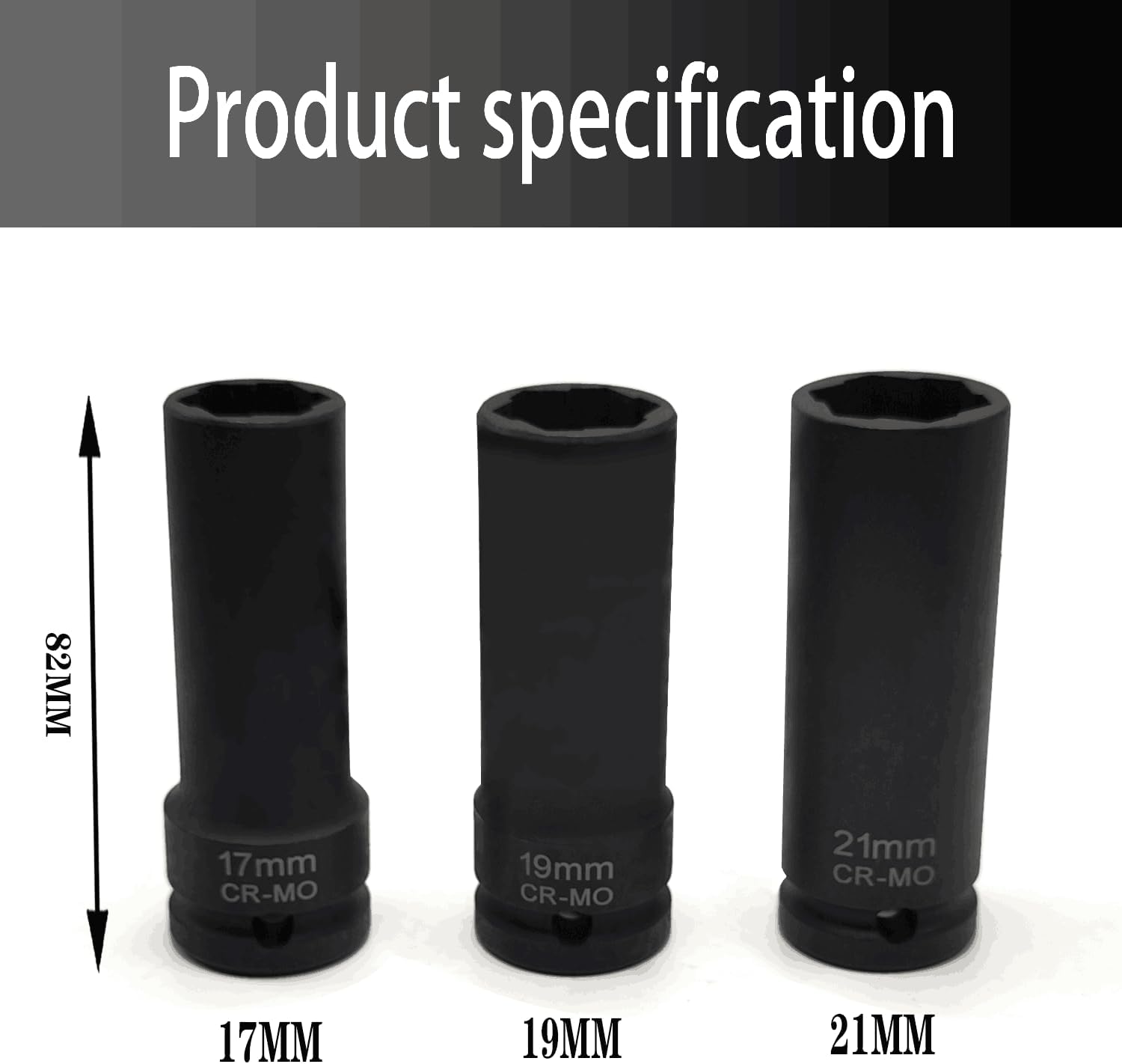 3PCS Twist Lug Nut Socket Set - 1/2 inch Drive Damaged Wheel Nut Lock Remover Extractor - Rusted & Stubborn Locking wheelNut Removal Tool Kit with Metric 17mm 19mm 21mm Sockets