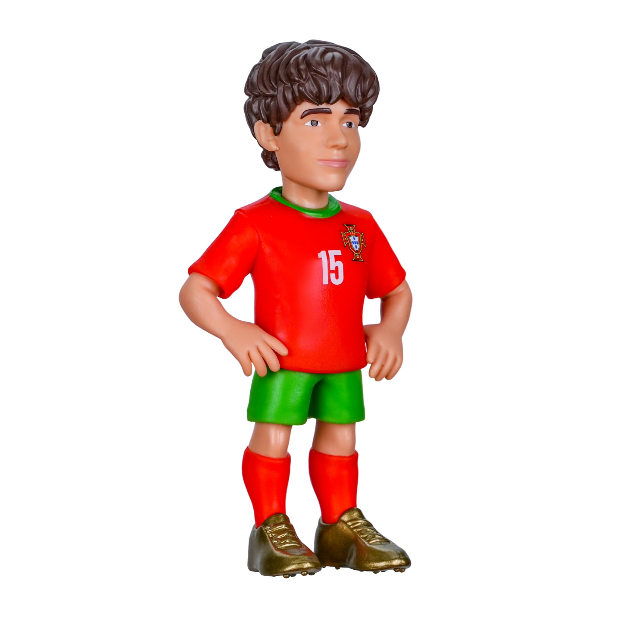 MINIX - Football Stars - Coupe du Monde - Pack - Portugal - 5 Figurines - Figurine à Collectionner 7 cm (Ronaldo, Joao Neves, Bernardo Silva, Vitinha, Nuno Mendes)
