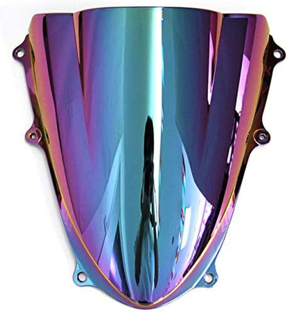 Motorcycle Double Bubble WindScreen Windshield Wind Deflectors Motorbike screen Airflow For Suzuki GSXR GSX-R 1000 GSXR1000 K9 09-16 (Deep Iridium)